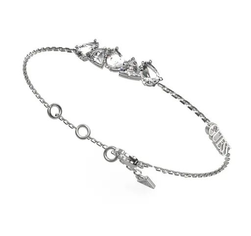 Guess Brățară elegantă din oțel, decorată cu zirconi Wonderlights JUBB04405JWRH 21 cm