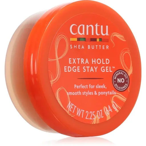 CANTU Shea Butter Extra Hold Edge gel fixare pentru par ondulat si cret cu unt de shea 67 ml