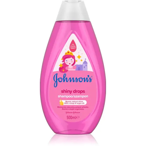 Johnson's® Shiny Drops sampon delicat pentru copii 500 ml