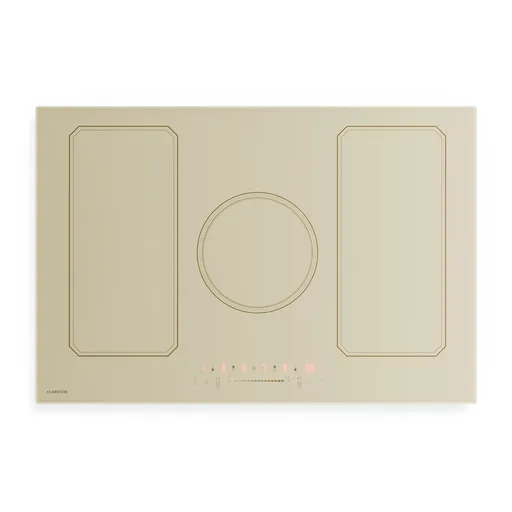 Klarstein Victoria plită cu inducție | 5 zone de gătit | estetică retro | 11500 W | 77 cm