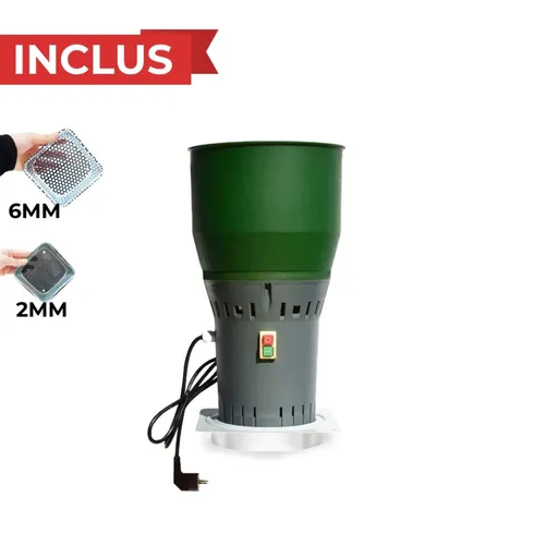 Moara HOLZ MILL-25 pentru Faina/Malai Alimentar, Zahar Pudra si Cereale Furajere, 2 site