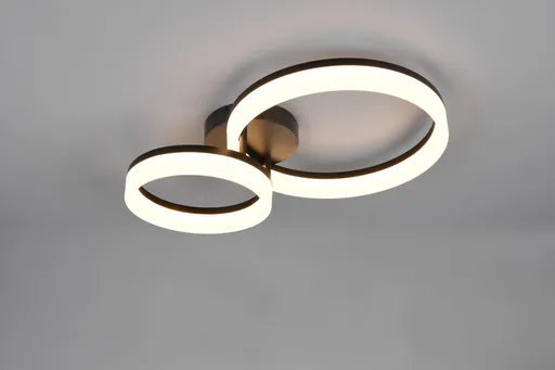 Plafoniera Scope, RL, 51x33x12 cm, 22W, 1x SMD, plastic, negru mat/alb