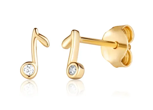 JVD Cercei decenți pentru fete Notă cu zircon SVLE1825XH2GO00