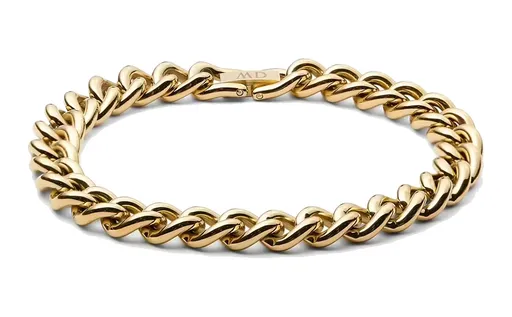 Daniel Wellington Brățară de damă placată cu aur Chunky Chain DW00400848