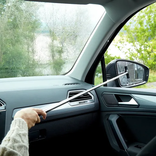 Telescop pentru curățarea oglinzilor auto