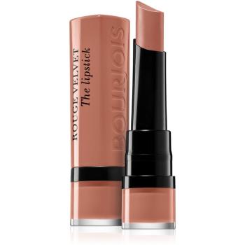 Bourjois Rouge Velvet The Lipstick ruj mat culoare 01 Hey Nude! 2,4 g