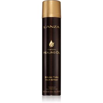 L'anza Keratin Healing Oil Brush Thru Spray spray protector pentru fixare naturala si stralucire 350 ml