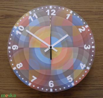 Modern mintás falióra