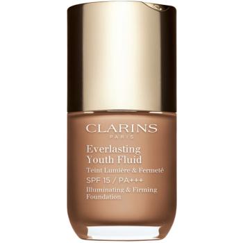 Clarins Everlasting Youth Fluid make-up pentru luminozitate SPF 15 culoare 112.3 Sandalwood 30 ml