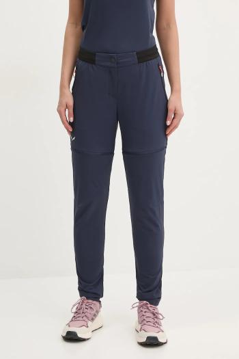 Turistické nohavice Salewa Pedroc 2 DST tmavomodrá farba, 00-0000028588