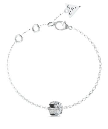 Guess Brățară la modă din oțel cu cristale Fabulous Me JUBB05192JWRHBK 21 cm