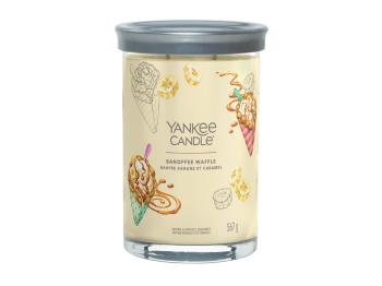 Yankee Candle Lumânare aromatică Signature tumbler mare Banoffee Waffle 567 g