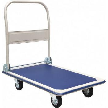 Cărucior platformă albastru, 150 kg