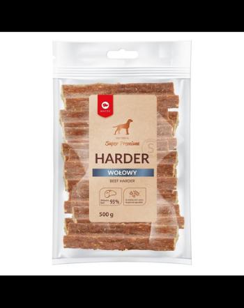 MACED Super Premium Harder Fasii cu carne de vita pentru caini 500g