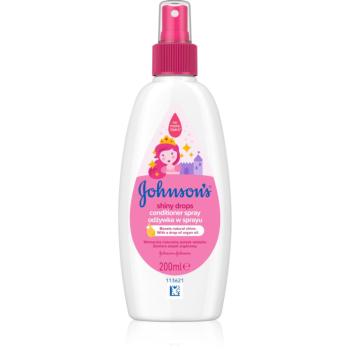 Johnson's® Shiny Drops conditioner Spray Leave-in cu ulei de argan de la vârsta de 18 luni 200 ml