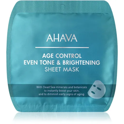 AHAVA Time To Smooth mască textilă iluminatoare antirid 1 buc
