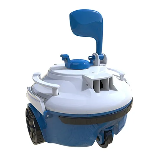 Robot de curatare piscine fara fir Wybot SPA 10, 2600 mAh, 28 W, Pentru pana la 10 m², 4 roti, Autonomie 30 min., Albastru