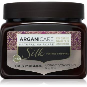 Arganicare Silk Protein Fortifying Mask Masca hidratanta par cu proteine 500 ml