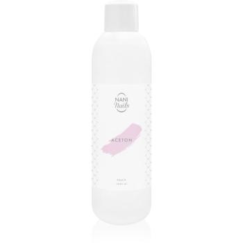 NaniNails NANI Peach acetonă pentru a îndepărta gelul de pe unghii 1000 ml
