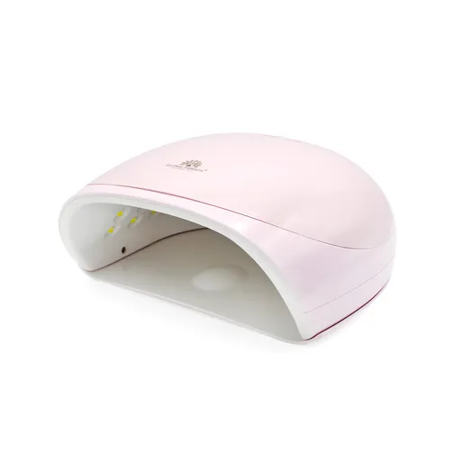 Lampa unghii LED/UV S6, Global Fashion, 68W, ecran digital, timer, pentru uscat oja semipermanenta sau gel UV, roz
