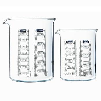 Set cupe de măsurare din sticlă Pyrex 2 buc, 0,25l + 0,5 l