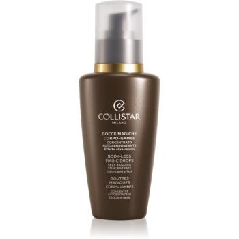 Collistar Magic Drops Body-Legs Self-Tanning Concentrate emulsie autobronzanta pentru corp si picioare. 125 ml