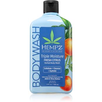 HEMPZ Triple Moisture gel de duș pentru corp 500 ml