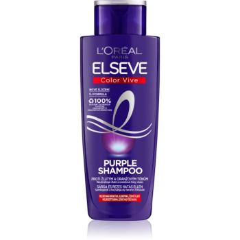 L’Oréal Paris Elseve Color-Vive Purple șampon pentru neutralizarea tonurilor de galben 200 ml