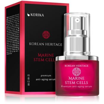 KORIKA Korean Heritage Marine Stem Cells Premium Anti-aging Serum ser facial anti-aging, cu celule stem 30 ml