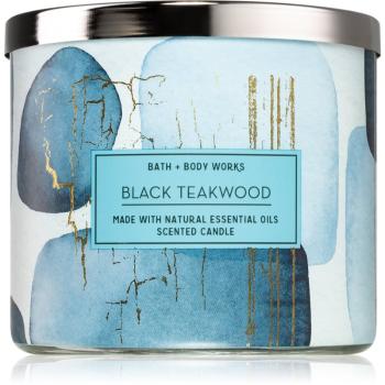 Bath & Body Works Black Teakwood lumânare parfumată I. 411 g