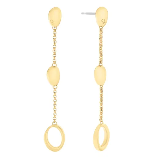 Calvin Klein Cercei stilați suspendați placați cu aur 35000361