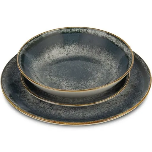 BerlingerHaus Set de 18 farfurii Aspen, gri, gri