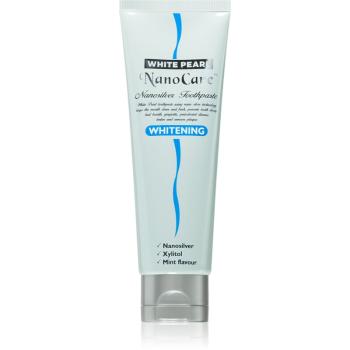 White Pearl NanoCare Whitening Pastă de dinți cu nanoparticule de argint impotriva petelor de pe smalțul dinților 100 g