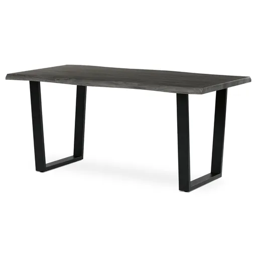 Masă de sufragerie 160 x 90 cm, stejar gri, gri