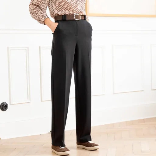 Pantaloni Milano tricotați drepți