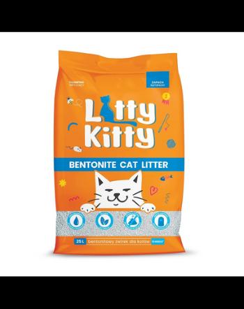 LITTY KITTY Asternut bentonita pentru litiera, fara miros 25 l (20 kg)