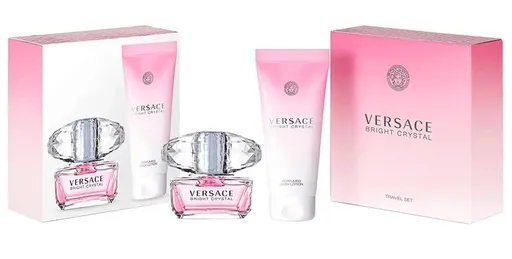 Versace Bright Crystal - apă de toaleta cu pulverizator 50 ml + loțiune de corp 100 ml