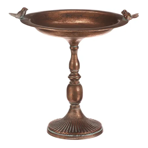 Suport metalic pentru aranjamente florale sauadăpătoare Romance, 45 x 38 x 46 cm, culoare cupru