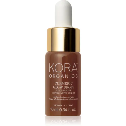 KORA Organics Turmeric Glow Drops ser cu efect iluminator cu niacinamidă 10 ml