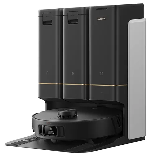 Robot Dreame e RLZ92CE Mova Z50 Ultra, Li-Ion 6400 mAh, WiFi, 19000 Pa, Auto-curățare, HydroSync, Negru