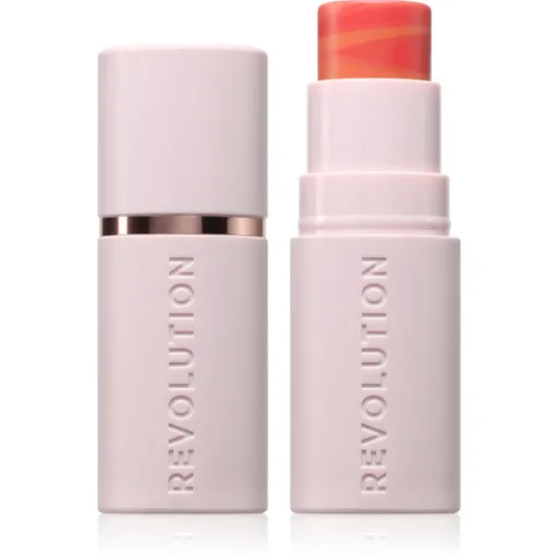 Makeup Revolution Skin Silk Blush Stick blush cremos stick culoare Sunkissed Apricot 4.5 g