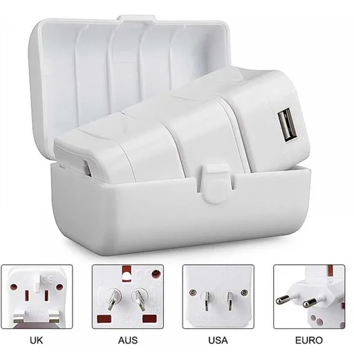 Set adaptor universal cu USB, Well ADAPT-PLUG-UNIV/USB/WE-WL