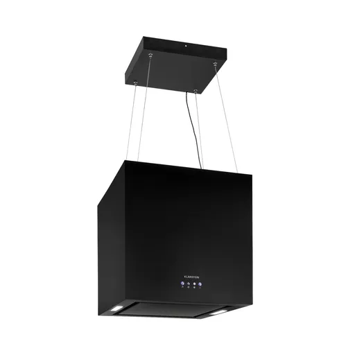 Klarstein Kronleuchter, hota tip insulă, 596 m³ / h, panou LED, clasa de eficiență energetică A