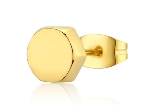 S'Agapõ Cercel single de tip știft din oțel Snap SNP22