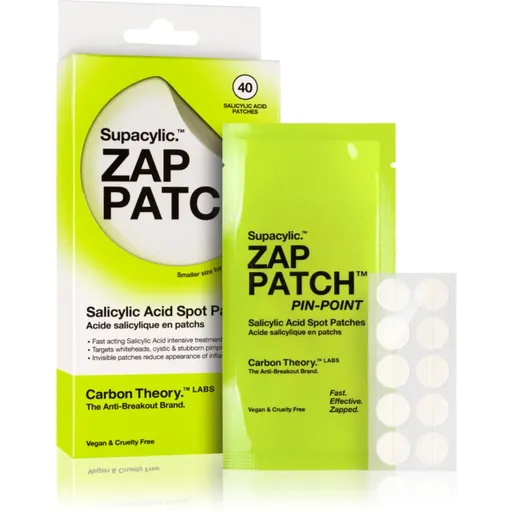 Carbon Theory Zap Patch Pin Point plasturi pentru piele problematică impotriva acneei 40 buc
