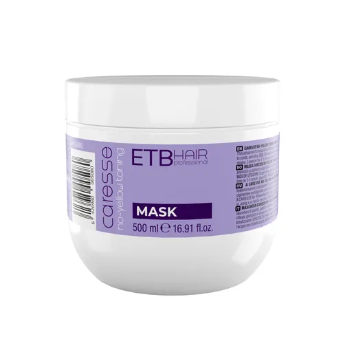 Masca Profesionala ETB Caresse No-Yellow Toning – Hidratare Intensa  Tonuri Reci