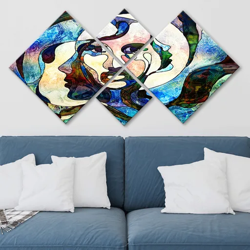 Pictură decorativă MDF, 4MDF1027050745, Imprimat UV, Multicolor