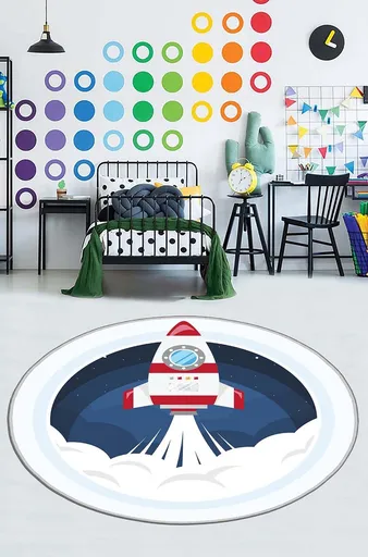 Covor, HMNT927, 140x140 cm, Multicolor