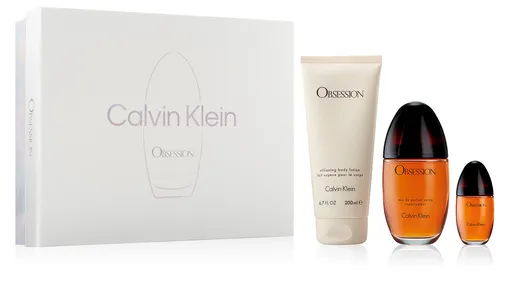 Calvin Klein Obsession - EDP 100 ml + loțiune de corp 200 ml + EDP 15 ml