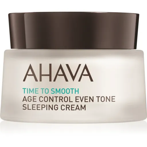 AHAVA Time To Smooth crema radianta de noapte impotriva primelor semne de imbatranire ale pielii 50 ml